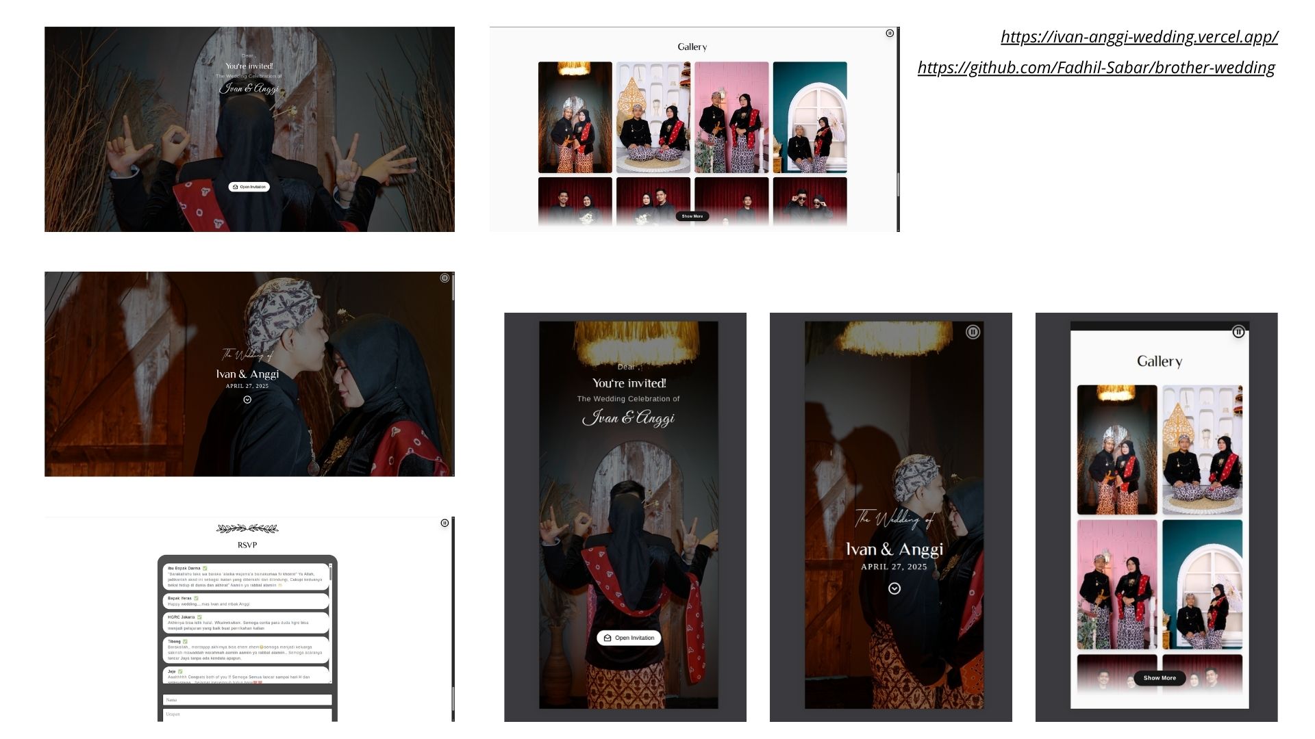 Wedding Invitation Web